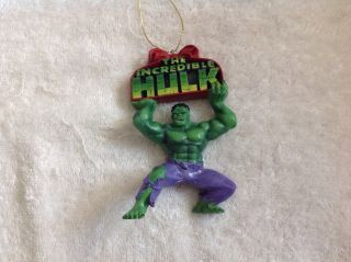 Vtg Marvel The Incredible Hulk 2003 Ornament Green Hero Action Figure