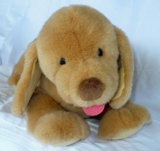 Gund Big Soft 23 " Stuffed Plush Tan Labrador Puppy Dog Cond.