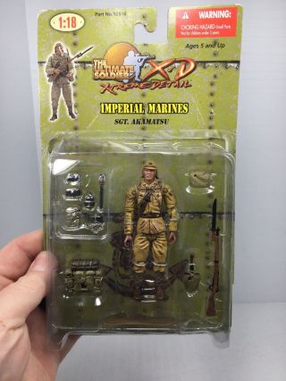 1:18 Ultimate Soldier Xd Imperial Japanese Navy Marine Inf Sgt Arisaka Ww2