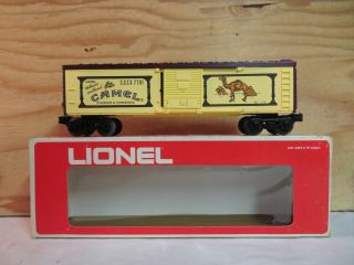 Lionel Train Tobacco Series Camel Billboard Railroad Box Car 6 - 7701