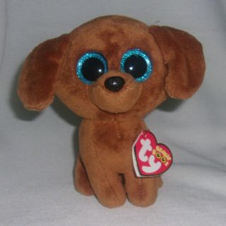 Ty Beanie Boos Dougie Dachshund Dog 6 " Plush Stuffed Animal Tags