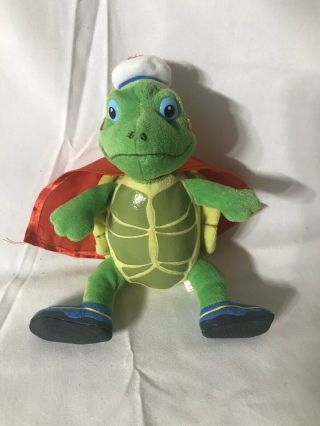 Ty Nick Jr.  Wonder Pets Tuck Turtle 6 " Plush Stuffed Animal Toy