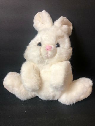 Vtg Maison Blanche Plush Stuffed Animal Bunny Rabbit White 14”