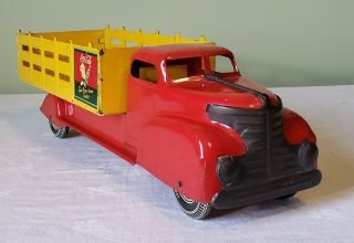Marx Toys International Cab Private Label Coca - Cola Delivery Stake Truck V Rare