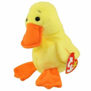 Ty Beanie Baby - Quackers The Duck (5.  5 Inch) - Mwmts Stuffed Animal Toy