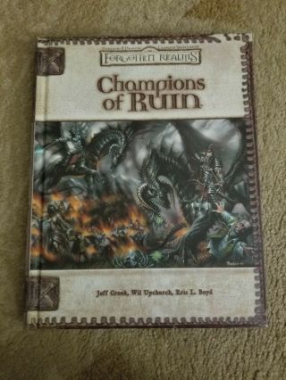 Dungeons & Dragons D&d Champions Of Ruin Forgotten Realms Book