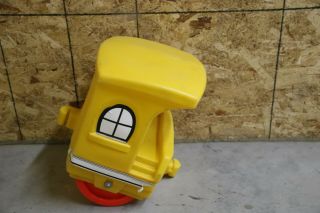 Vintage Little Tikes Ride On Train Yellow Car Caboose