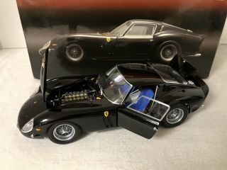 Xrare Kyosho 1962 Ferrari 250 Gto 1:18 Scale Die - Cast Black 08431bk 
