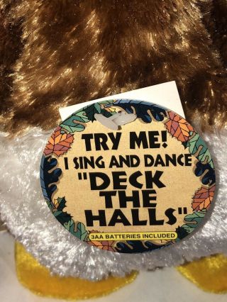Dan Dee Dancing & Singing Holiday Thanksgiving Turkey Deck The Halls 10” 2