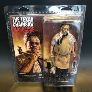 Neca Reel Toys The Texas Chainsaw Massacre Leatherface 8 " Retro Cloth Figure
