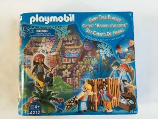 Playmobil 4212 Hansel And Gretel Fairy Tale Playset Retired Rare