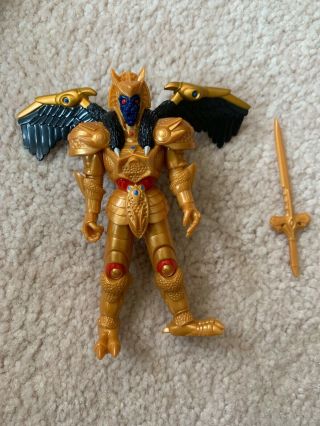 Rare 2009 Goldar 4.  25 " Action Figure Mighty Morphin Power Rangers Mmpr Complete