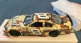 Budweiser Camo Car 8 Dale Earnhardt Jr Collectible / American Heroes 2