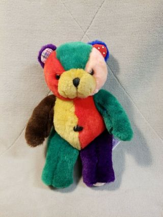9 " Peef Christmas Bear Plush Stuffed Animal Tom Hegg 1996 Princess Soft Toy
