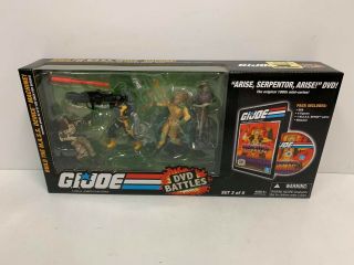 Hasbro G.  I.  Joe Dvd Battles Arise,  Serpentor,  Arise 3.  75 " Figure Set