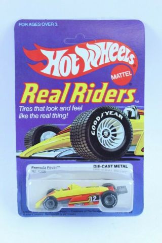 Hot Wheels Real Riders Formula Fever On Card