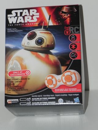 Star Wars Force Awakens Bb8 Bb - 8 Rc Remote Control Droid Target Exclusive Hasbro