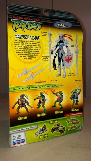 teenage mutant ninja turtles KARAI action figure with DVD 2