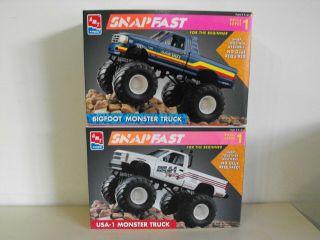 Amt Snapfast Bigfoot Monster Truck 1/32 Model Kit