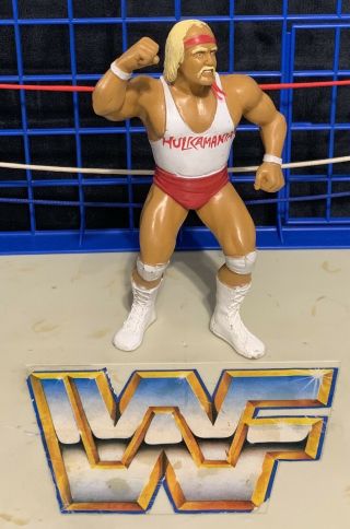 Rare Hulk Hogan White Shirt Wwf Wwe Ljn 1988 1989 Titan Authentic