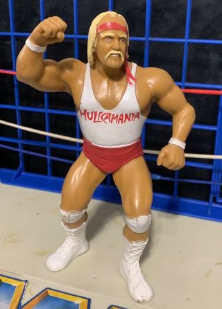 RARE Hulk Hogan White Shirt WWF WWE LJN 1988 1989 Titan AUTHENTIC 2