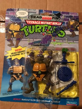 Nib Teenage Mutant Ninja Turtles Head Droppin 