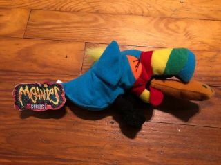 Meanies Series 1 Hurley The Toucan Stuffed Animal Beanies Plush Toy Bird W/ Tag