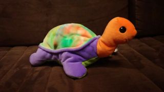 Ty Beanie Baby Pillow Pals Snap The Turtle Tie Dyed 1998