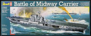 2003 Revell Models 1/542 Battle Of Midway Carrier Nmib