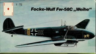 1/72 Karo - As 7202; Focke Wulf Fw 58c Weihe