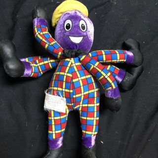 Henry The Octopus Plush Doll Toy The Wiggles Bean Bag Spin Master 8 "
