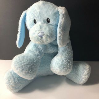 Baby Gund Puppy Puddles Blue Dog Stuffed Plush 12 " 58009