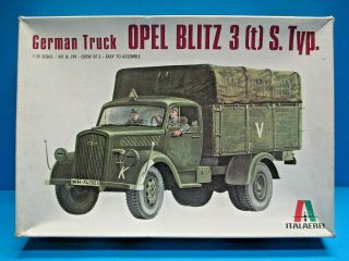 Italeri 216 1/35 Scale Wwii German Opel Blitz 3t S.  Type Truck Model Kit