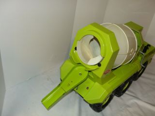 VIntage Mighty Tonka Lime Green Cement Mixer Truck in 3