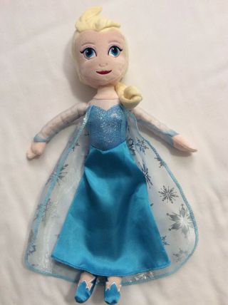 Disney Frozen Princess Elsa Stuffed Plush Toy Doll 15 Inches