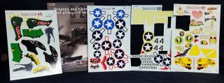 Albatros 48008 1/48 B - 25 Dragons & Tigers & Girls.  Oh My As - Is Decal Sheet
