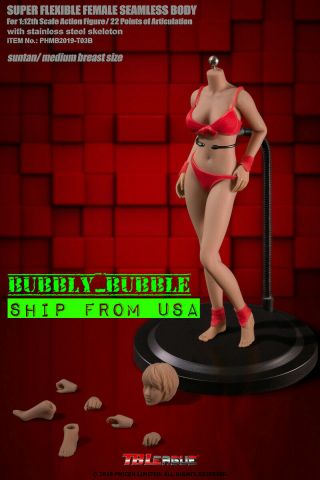 Tbleague 1/12 Female Seamless Body Phmb2018 - T03 B Pale Barbie 6 " ☆in Stock☆