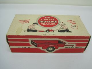 Vintage Carter Tru - Scale Utility Trailer 1/16 Scale