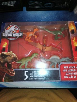 Jurassic World 2 - Inch Mini Dinosaur Figure 5 - Pack