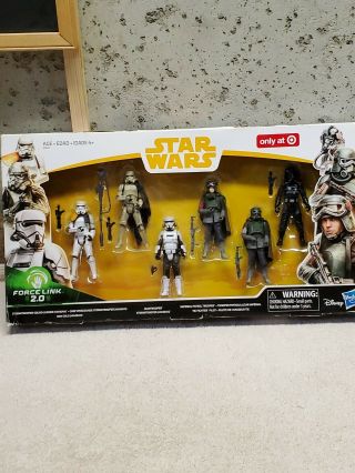 Star Wars Force Link 2.  0 6 Figure Pack Disney Hasbro Target Exclusive (n)