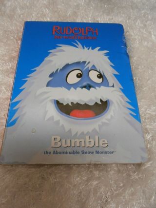 Rudolph The Red - Nosed Reindeer Bumble Snow Monster Board Book 2010 Rare