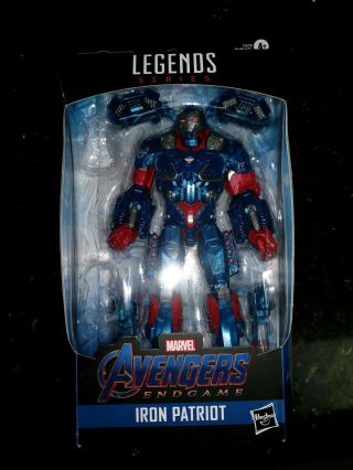 Marvel Legends Iron Patriot Action Figure Avengers Endgame War Machine No Baf