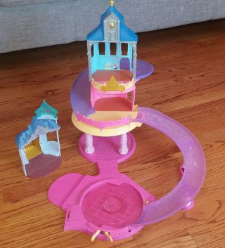 Disney Princess Glitter Glider Castle Kingdom Playset,  Bonus Frozen Room