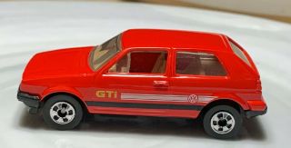 Hot Wheels Volkswagen Golf Vw Gti Red 1/64 Diecast Loose Rabbit