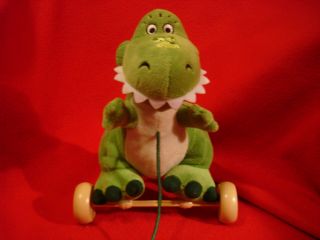 Disney Pixar Toy Story Rex Dinosaur Plush Pull Toy