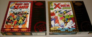 Marvel Collector Edition Classic X - Men 1 & Giant Size Comic 1 Figure Set Toybiz