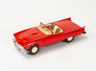 1957 Ford Thunderbird Amt Dealer Promo Friction Car,  Plastic And Metal