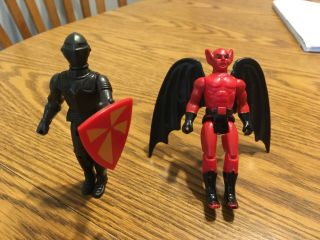 Dragonriders Of The Styx Dfc Black Knight And Red Demon Figures,  Accessories