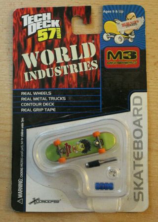 Tech Deck 57mm World Industries Mini Series 3 M3 Skateboard Chad Fernandez
