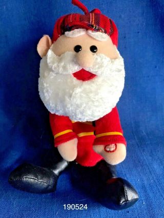 Vintage Gemmy Rudolph Red Nosed Reindeer Singing & Dancing Santa 2004 Plush Toy